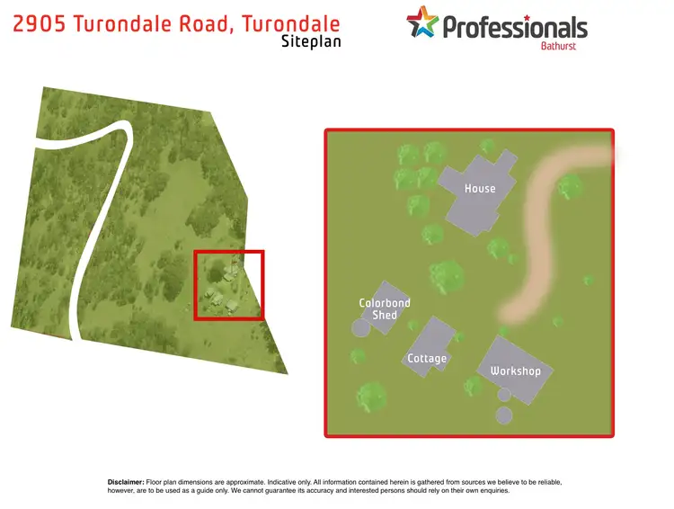 Floorplan of Homely rural property listing, 2905 Turondale Road, Turondale NSW 2795