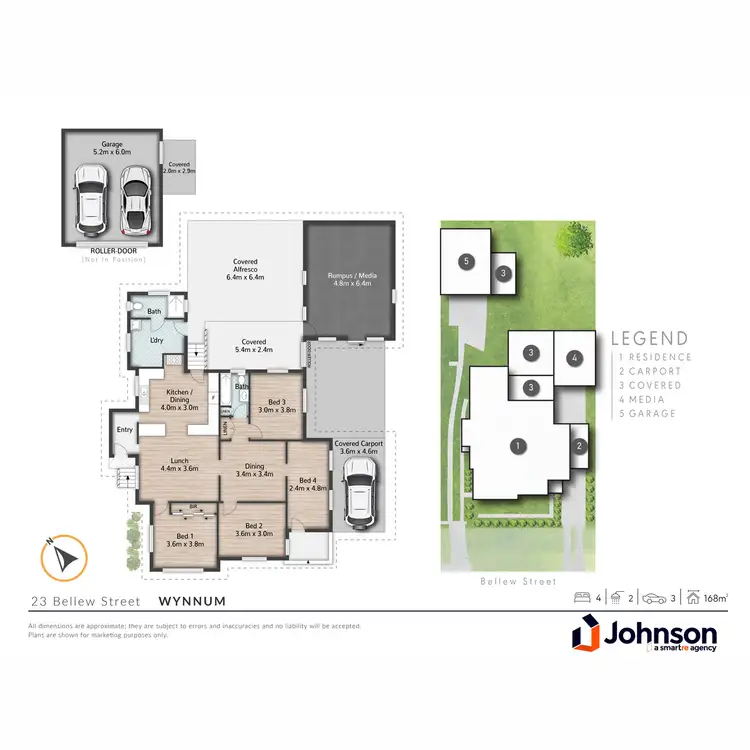 Floorplan of Homely house listing, 23 Bellew Street, Wynnum QLD 4178