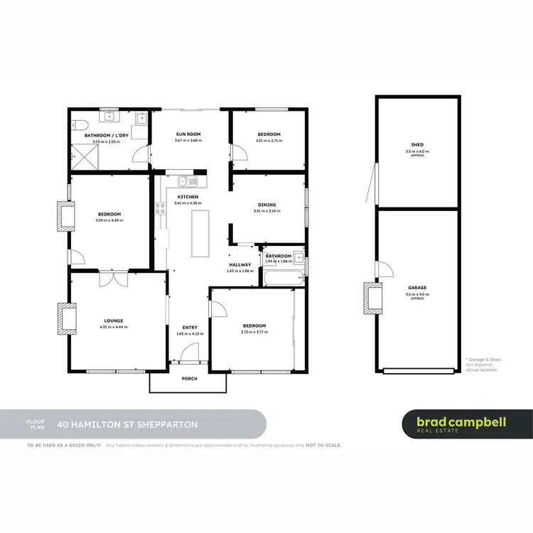 Floorplan of Homely house listing, 40 Hamilton Street, Shepparton VIC 3630