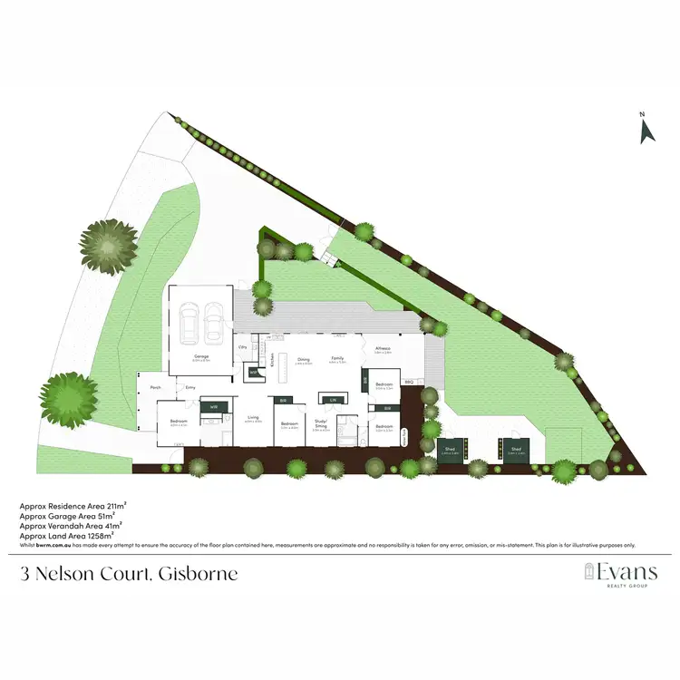 Floorplan of Homely house listing, 3 Nelson Court, Gisborne VIC 3437