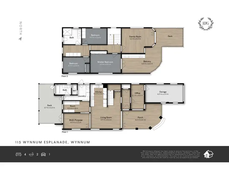 Floorplan of Homely house listing, 115 Wynnum Esplanade, Wynnum QLD 4178