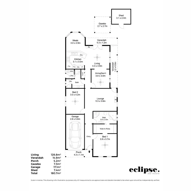 Floorplan of Homely house listing, 4 Forsyth Grove, Felixstow SA 5070