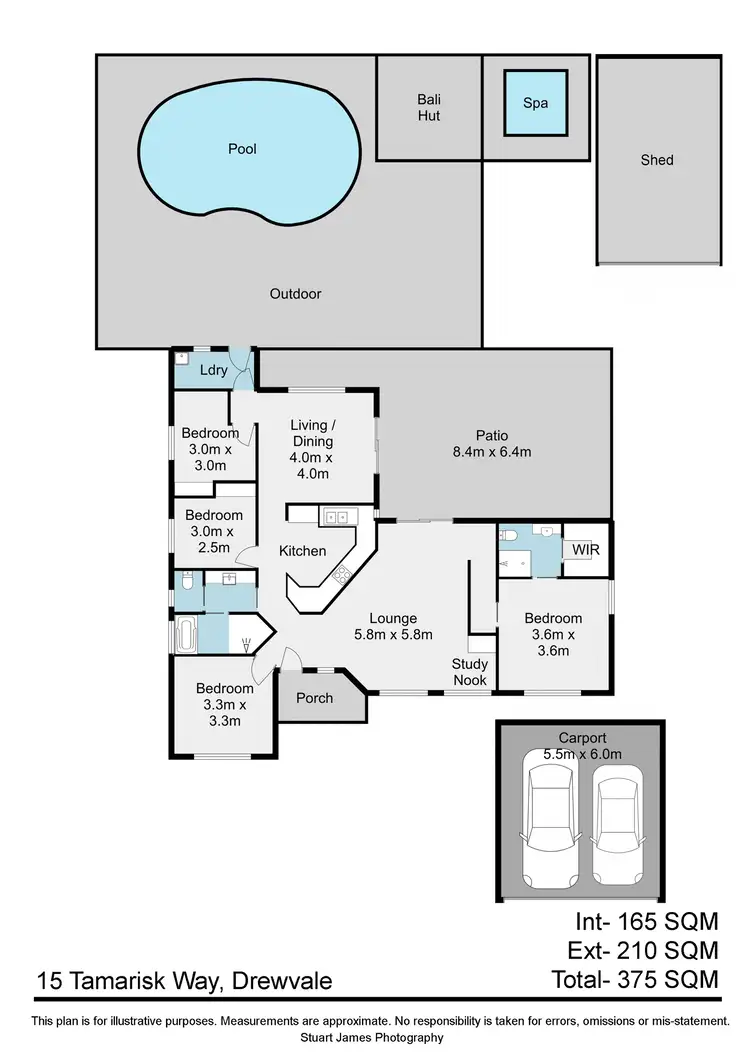 Floorplan of Homely house listing, 15 Tamarisk Way, Drewvale QLD 4116