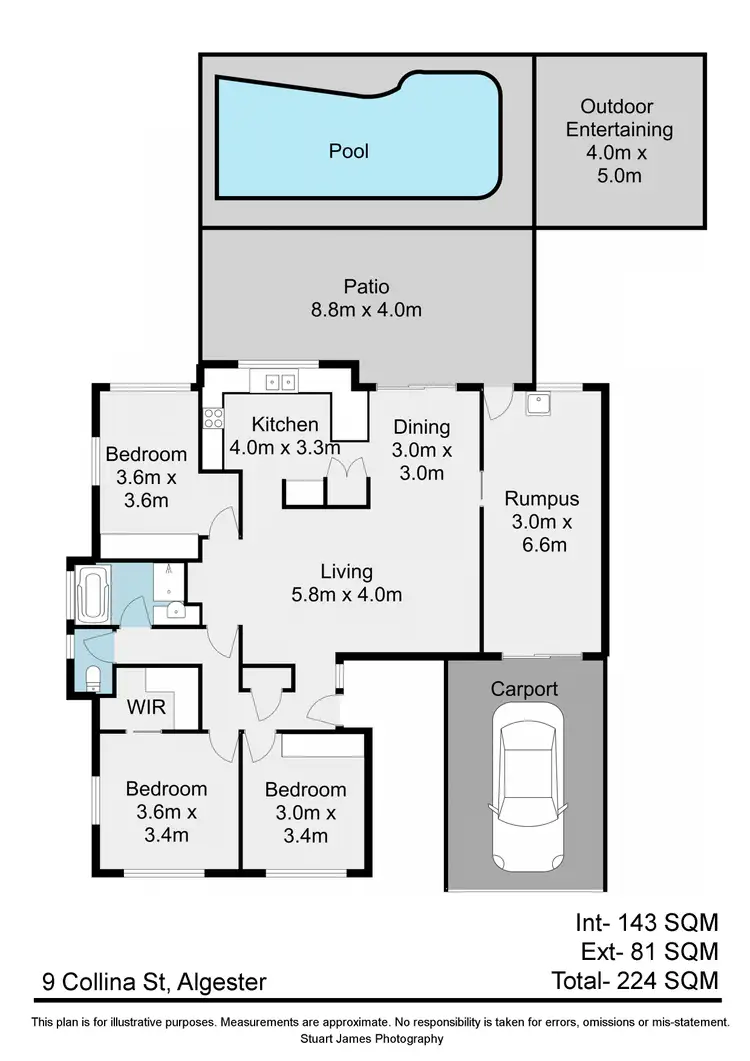 Floorplan of Homely house listing, 9 Collina Street, Algester QLD 4115