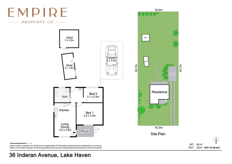 Floorplan of Homely house listing, 36 Inderan Avenue, Lake Haven NSW 2263