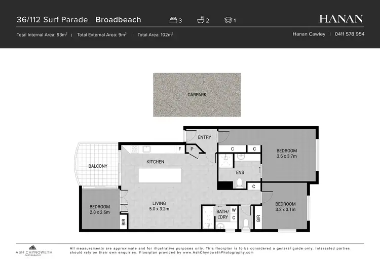 Floorplan of Homely apartment listing, 36/112-116 Surf Parade, Broadbeach QLD 4218
