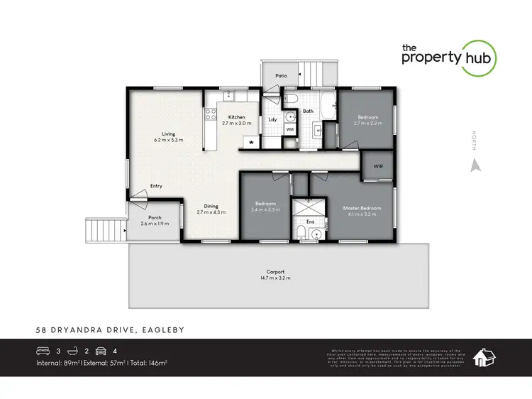 Floorplan of Homely house listing, 58 Dryandra Drive, Eagleby QLD 4207