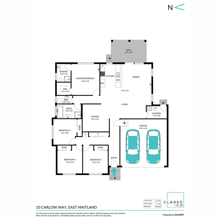 Floorplan of Homely house listing, 10 Carlow Way, East Maitland NSW 2323
