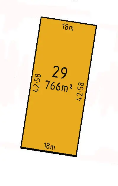 Floorplan of Homely land listing, LOT 29 Snow Gum Road, Heyfield VIC 3858