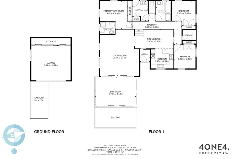 Floorplan of Homely house listing, 4 East Derwent Highway, Rose Bay TAS 7015