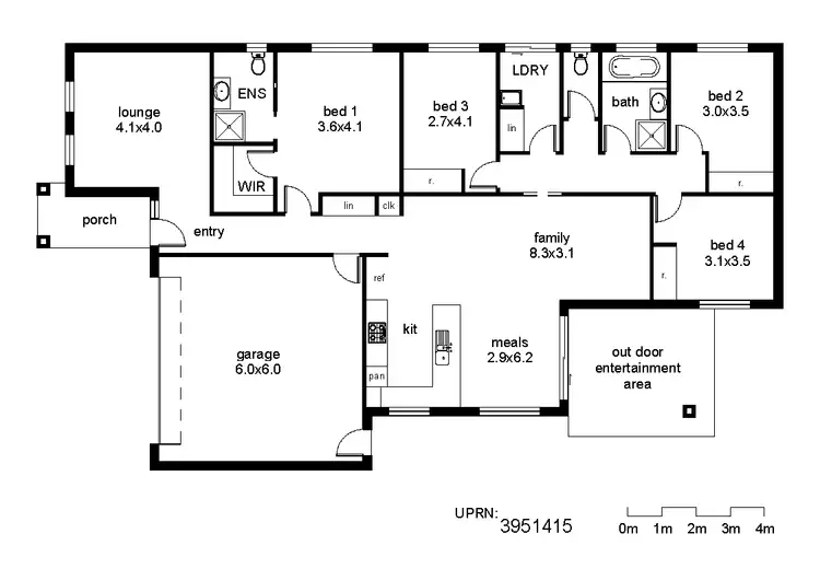 Floorplan of Homely house listing, 14 Honeyeater Street, Upper Kedron QLD 4055