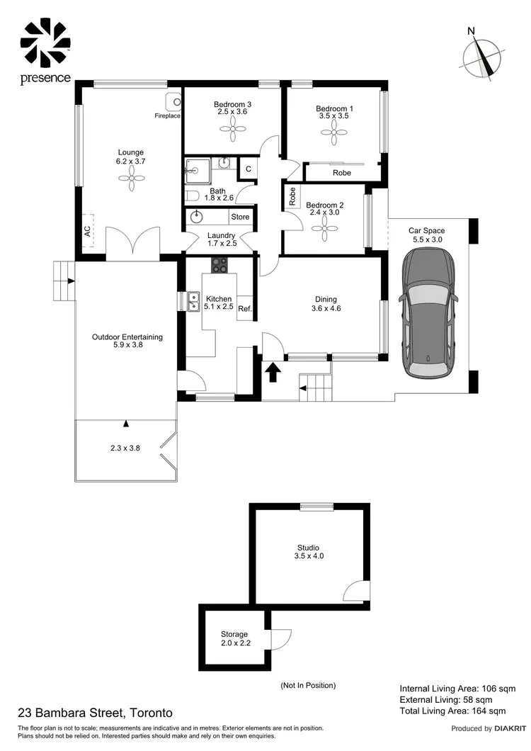 Floorplan of Homely house listing, 23 Bambara Street, Toronto NSW 2283