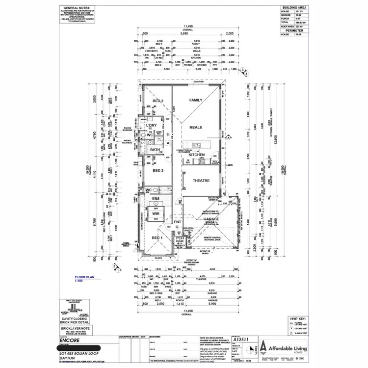 Floorplan of Homely house listing, 4 Eolian Loop, Dayton WA 6055