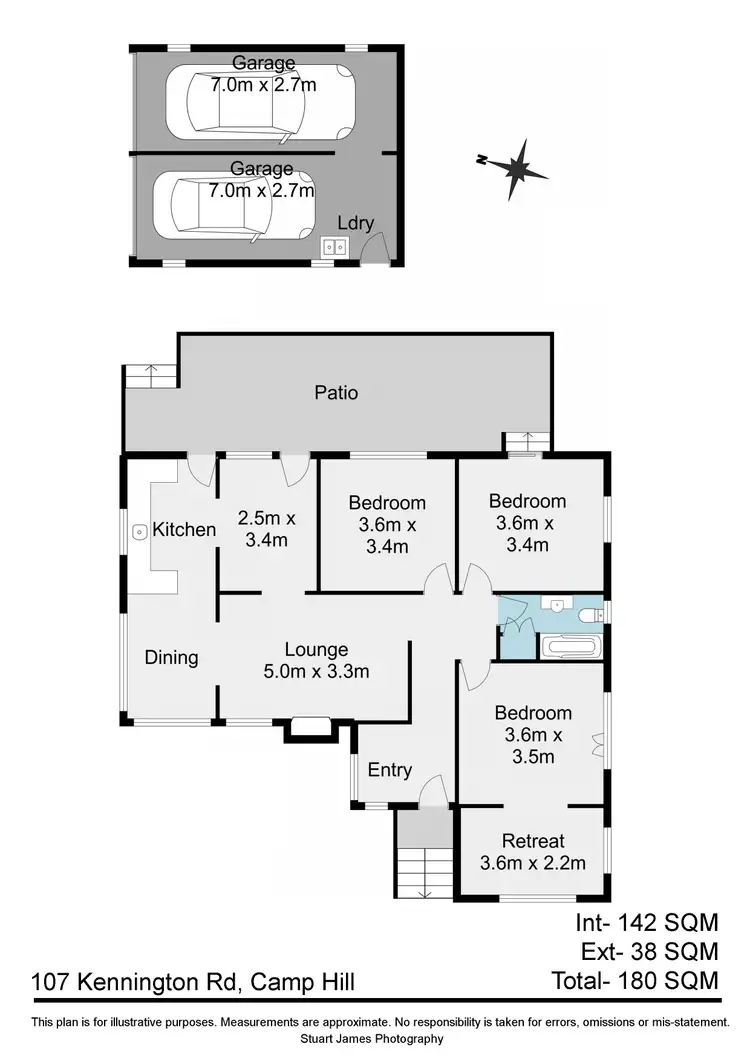 Floorplan of Homely house listing, 107 Kennington Road, Camp Hill QLD 4152