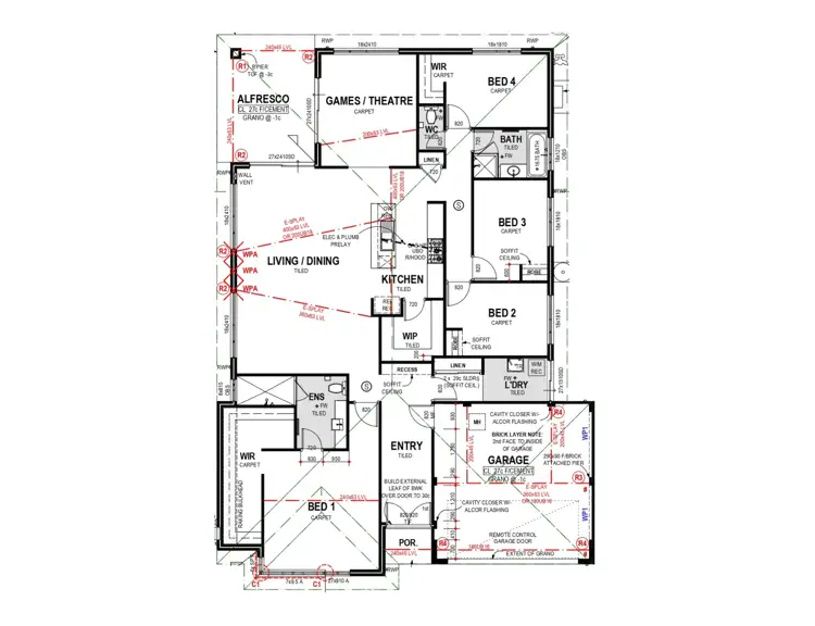 Floorplan of Homely house listing, 12 Bluebill Road, Banksia Grove WA 6031
