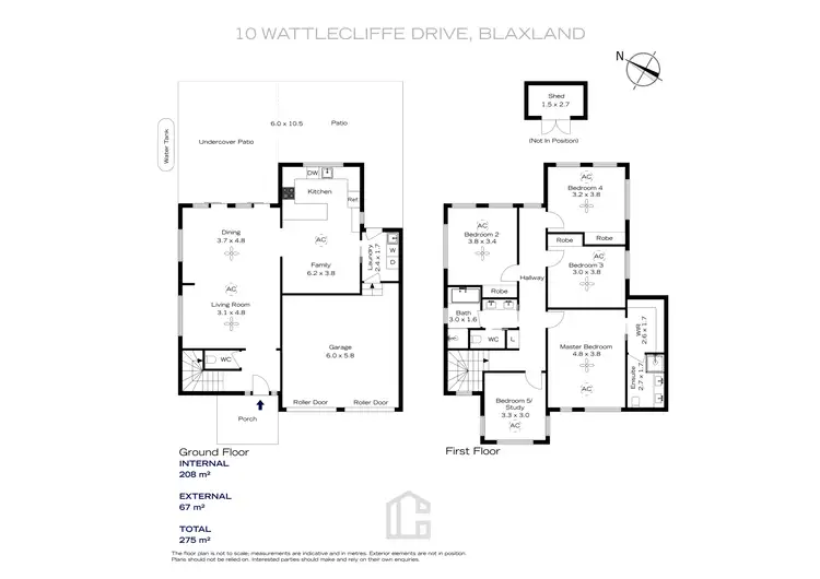 Floorplan of Homely house listing, 10 Wattlecliffe Drive, Blaxland NSW 2774