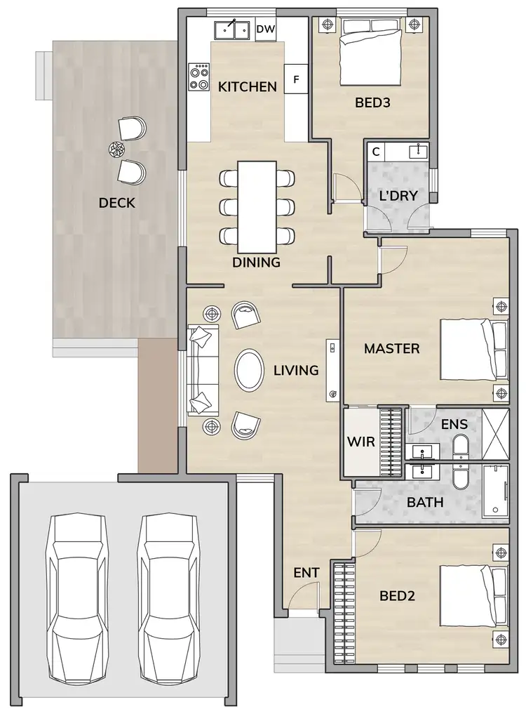 Floorplan of Homely house listing, 6 Le Souef Crescent, Florey ACT 2615