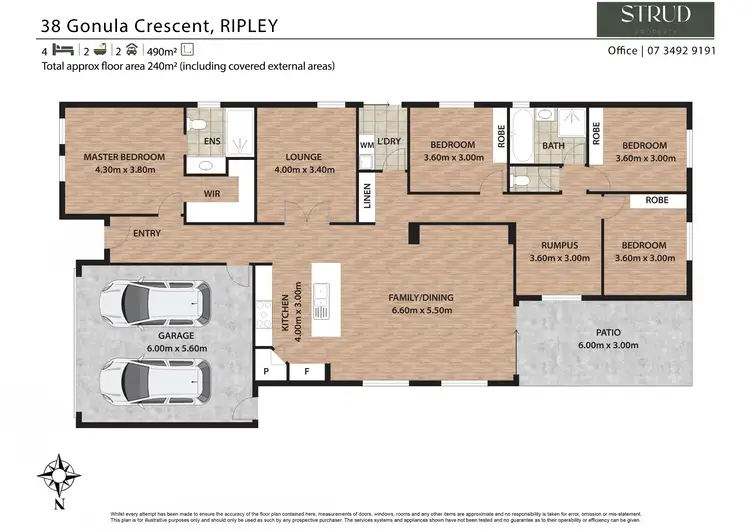 Floorplan of Homely house listing, 38 Gonula Crescent, Ripley QLD 4306