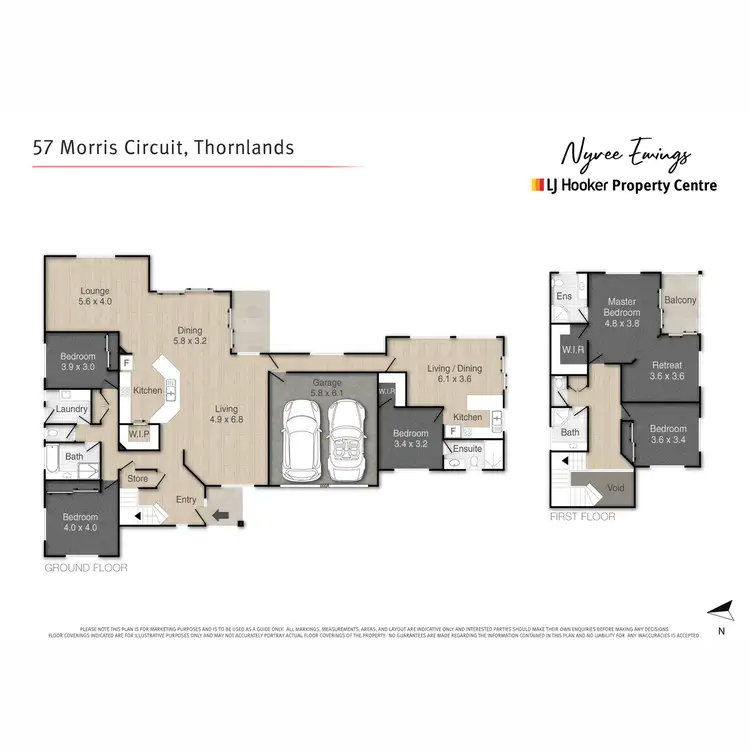 Floorplan of Homely house listing, 57 Morris Circuit, Thornlands QLD 4164