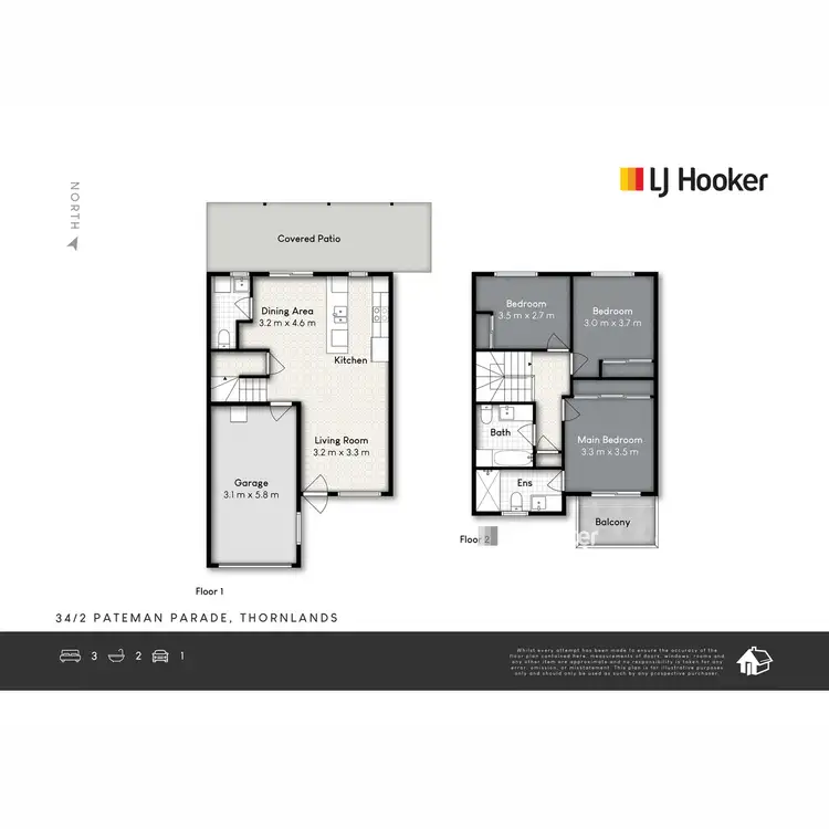 Floorplan of Homely house listing, 34/2 Pateman Parade, Thornlands QLD 4164