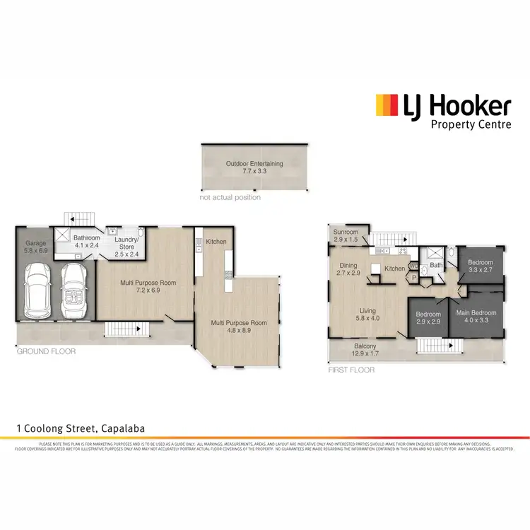 Floorplan of Homely house listing, 1 Coolong Street, Capalaba QLD 4157