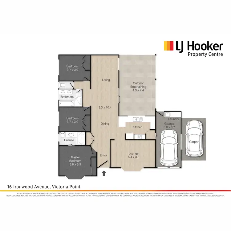 Floorplan of Homely house listing, 16 Ironwood Avenue, Victoria Point QLD 4165