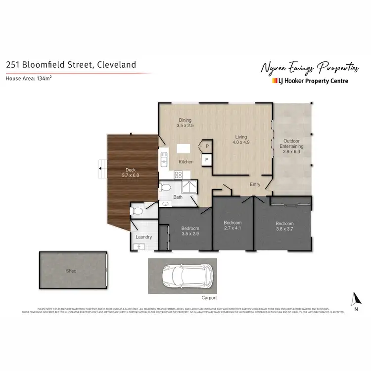 Floorplan of Homely house listing, 251 Bloomfield Street, Cleveland QLD 4163
