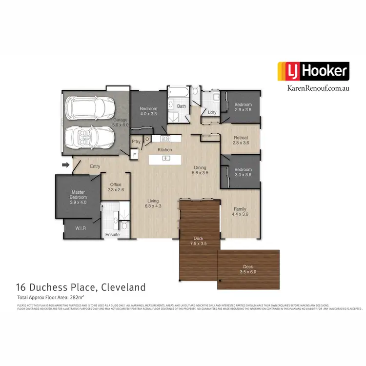 Floorplan of Homely house listing, 16 Duchess Place, Cleveland QLD 4163