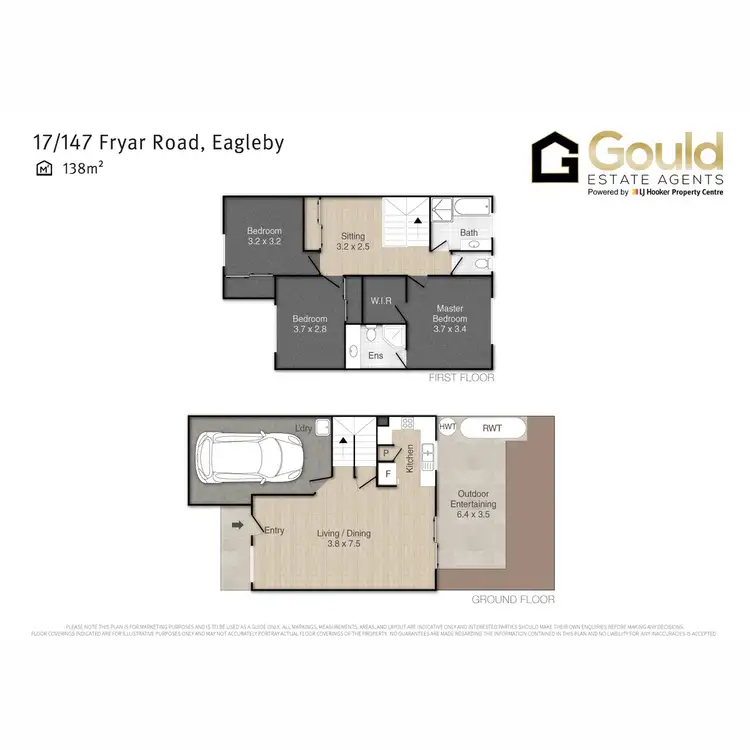 Floorplan of Homely townhouse listing, 17/147 Fryar Road, Eagleby QLD 4207