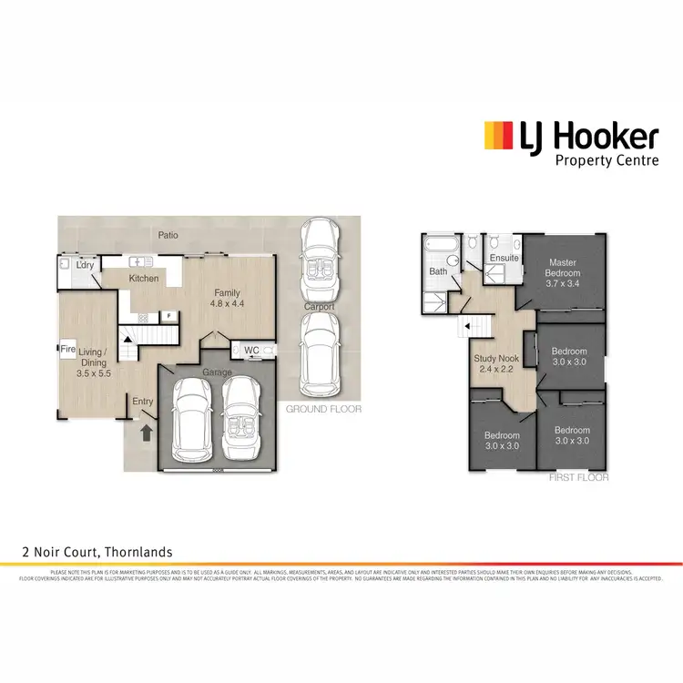 Floorplan of Homely house listing, 2 Noir Court, Thornlands QLD 4164