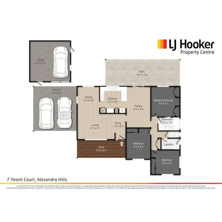 Floorplan of Homely house listing, 7 Yeovil Court, Alexandra Hills QLD 4161