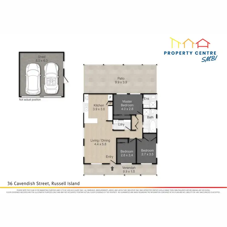 Floorplan of Homely house listing, 36 Cavendish Street, Russell Island QLD 4184