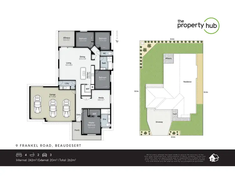 Floorplan of Homely house listing, 9 Frankel Road, Beaudesert QLD 4285
