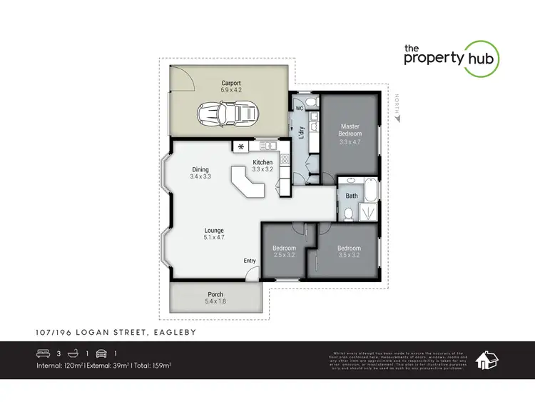 Floorplan of Homely retirement listing, 107/196 Logan Street, Eagleby QLD 4207
