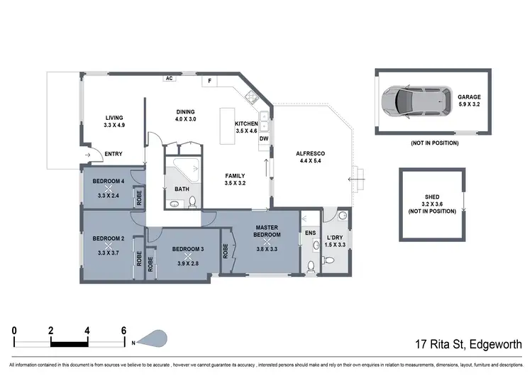 Floorplan of Homely house listing, 17 Rita Street, Edgeworth NSW 2285