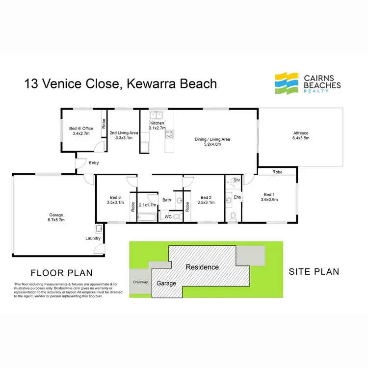 Floorplan of Homely house listing, 13 Venice Close, Kewarra Beach QLD 4879