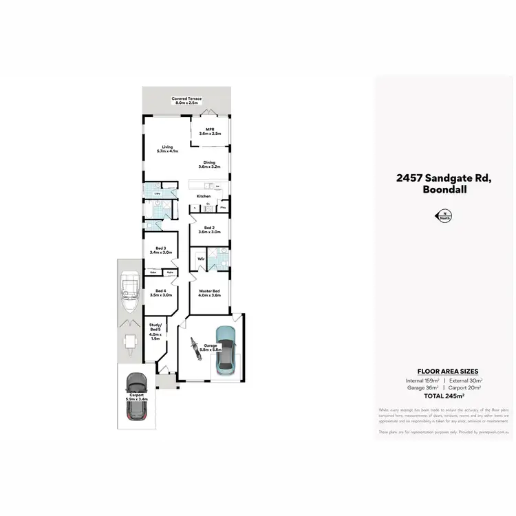 Floorplan of Homely house listing, 2457 Sandgate Road, Boondall QLD 4034