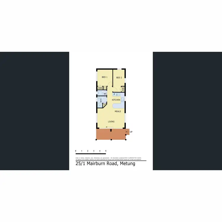 Floorplan of Homely unit listing, 25/1 Mairburn Road, Metung VIC 3904