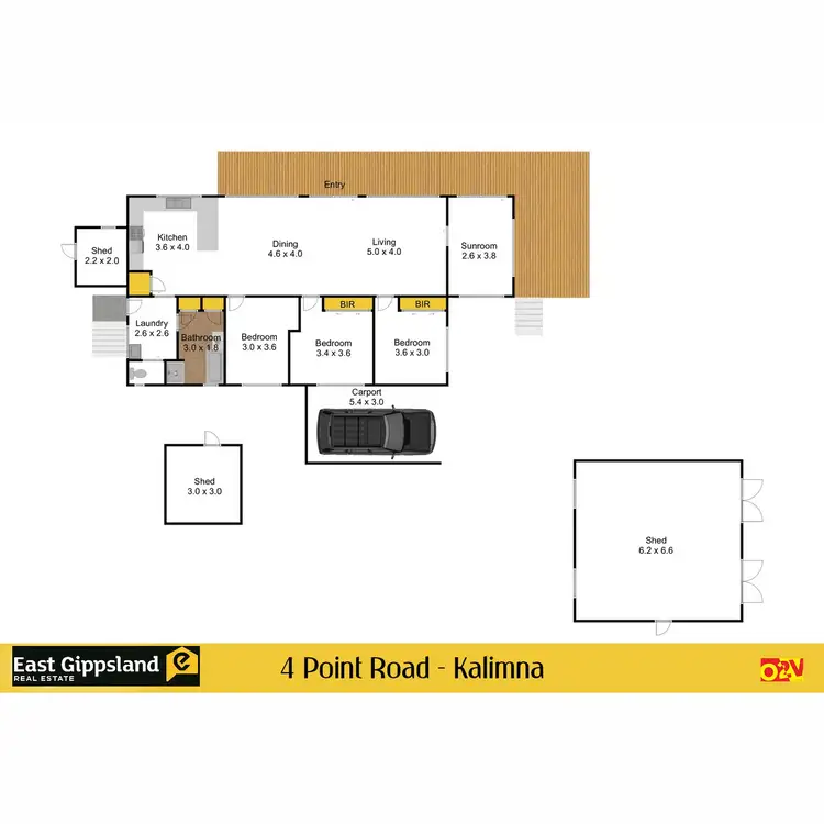 Floorplan of Homely house listing, 4 Point Road, Kalimna VIC 3909