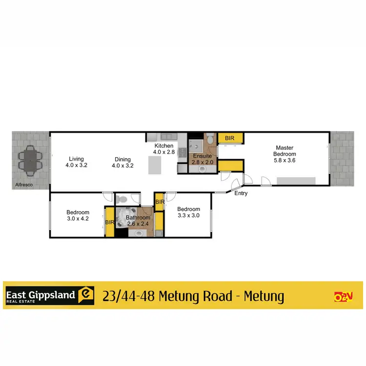 Floorplan of Homely apartment listing, 23/44 Metung Road, Metung VIC 3904