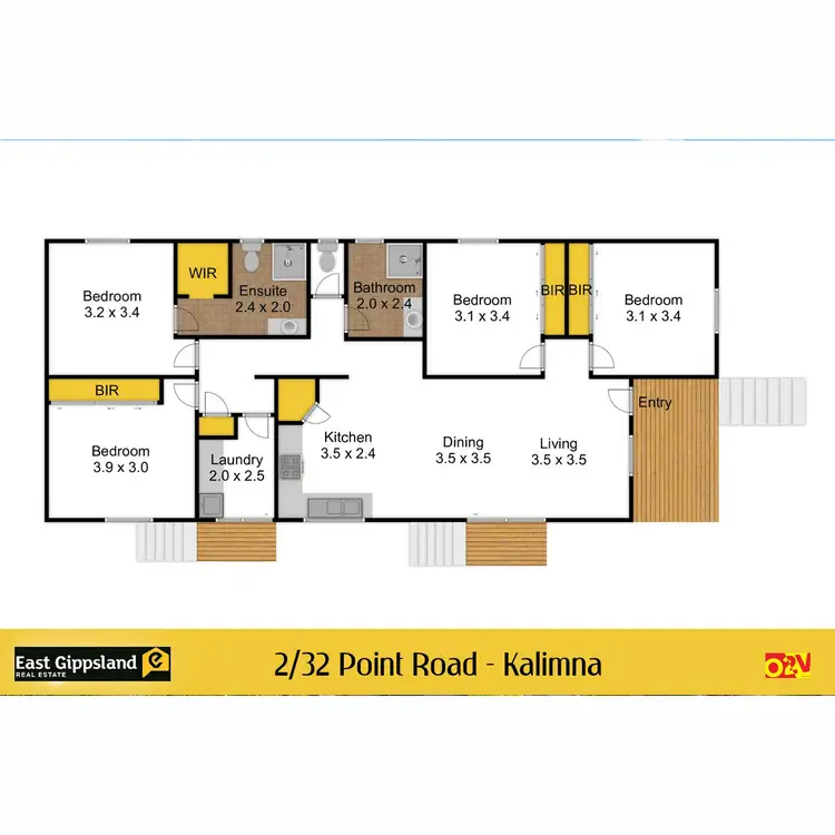 Floorplan of Homely house listing, 2/32 Point Road, Kalimna VIC 3909