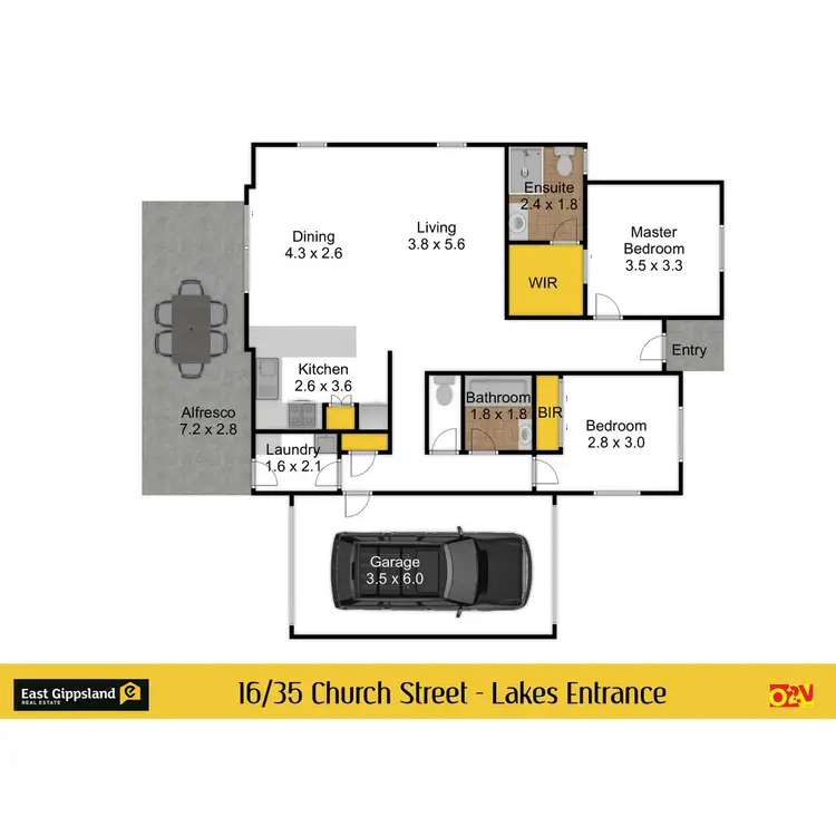 Floorplan of Homely house listing, 16/35 Church Street, Lakes Entrance VIC 3909