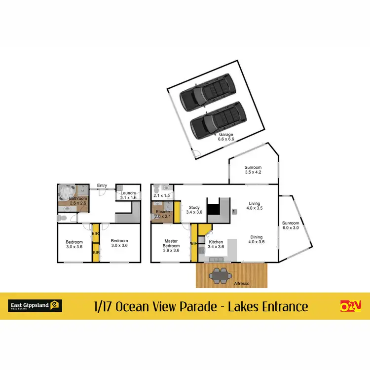 Floorplan of Homely house listing, 1/17 Ocean View Parade, Lakes Entrance VIC 3909