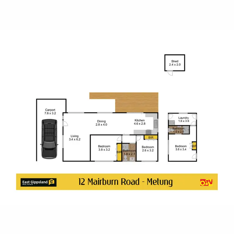 Floorplan of Homely house listing, 12 Mairburn Road, Metung VIC 3904
