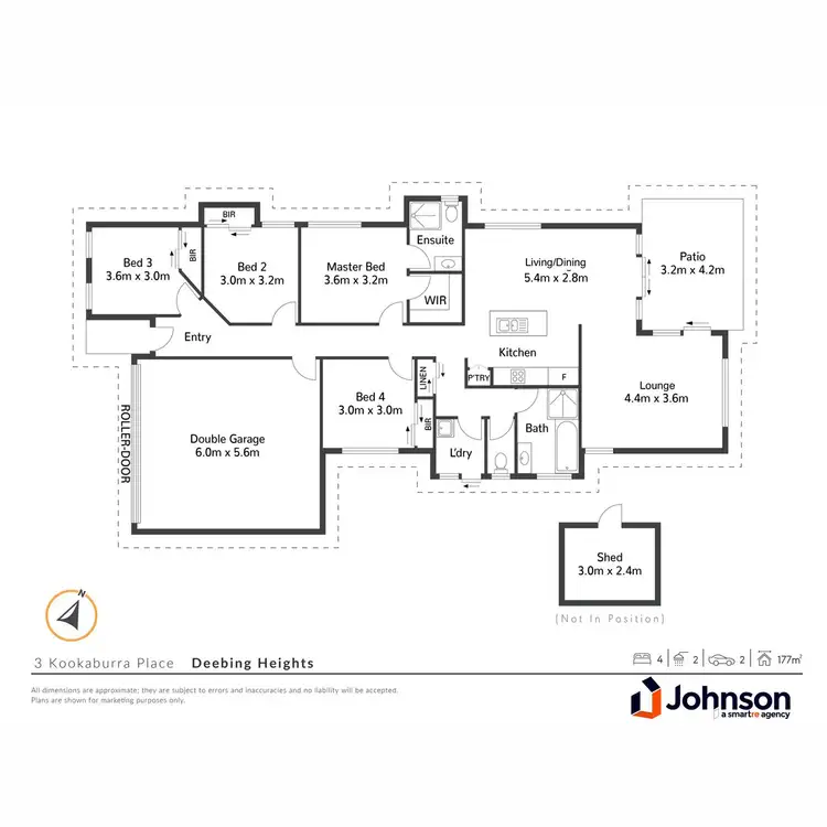 Floorplan of Homely house listing, 3 Kookaburra Place, Deebing Heights QLD 4306