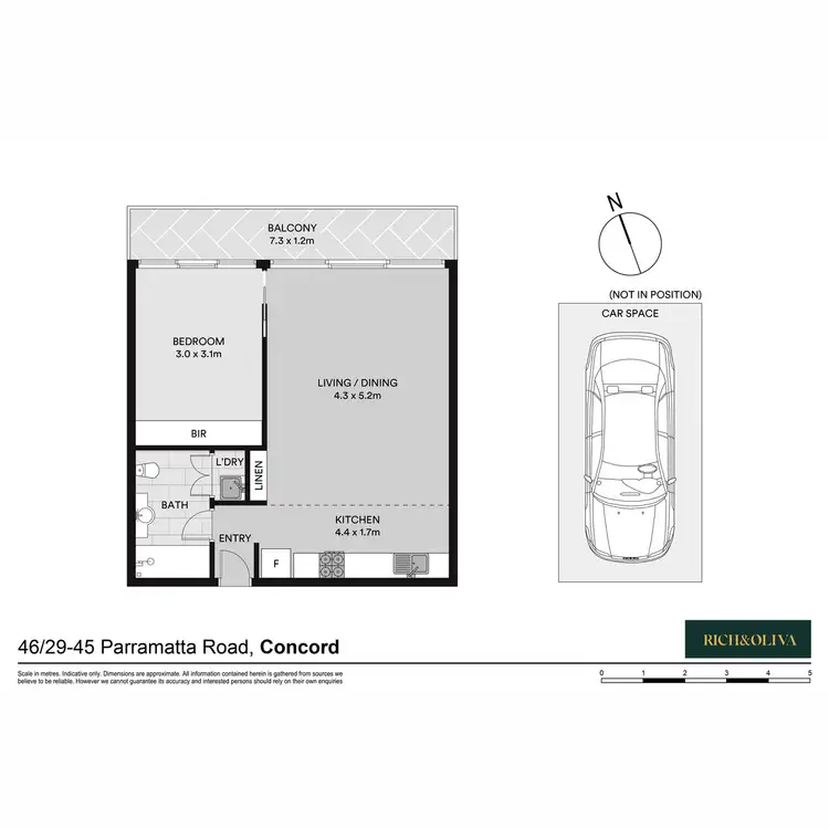 Floorplan of Homely apartment listing, 46/29-45 Parramatta Road, Concord NSW 2137
