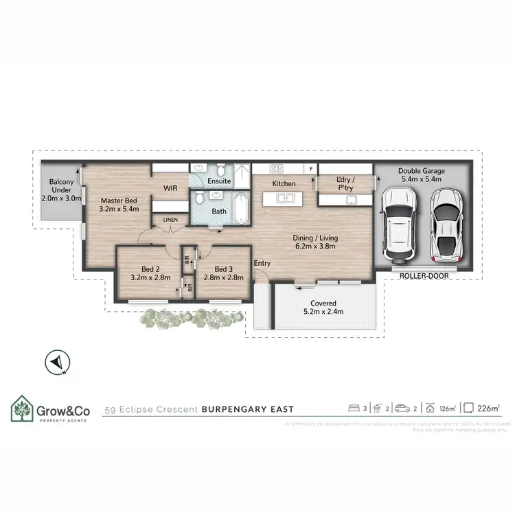 Floorplan of Homely house listing, 59 Eclipse Crescent, Burpengary East QLD 4505