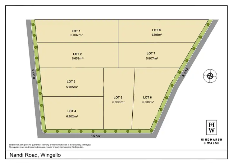 Floorplan of Homely land listing, LOT 1 - 8 Wildwood/Nandi/Wattlebird, Wingello NSW 2579