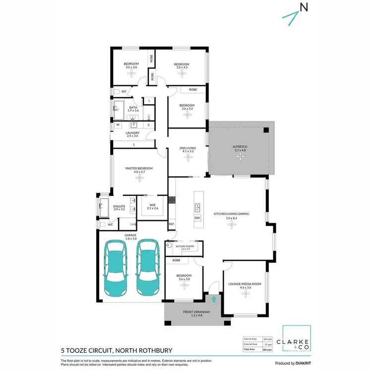 Floorplan of Homely house listing, 5 Tooze Circuit, North Rothbury NSW 2335