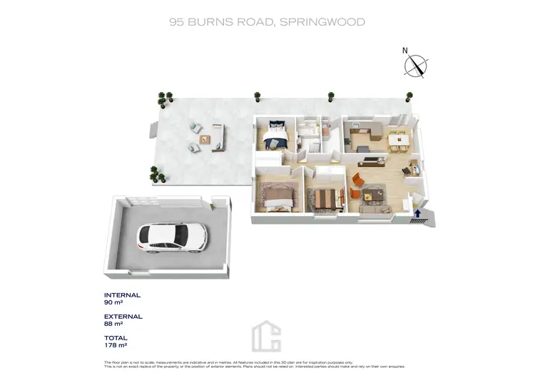 Floorplan of Homely house listing, 95 Burns Road, Springwood NSW 2777